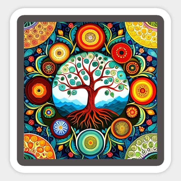 Tree of Life Sticker by AlienMirror